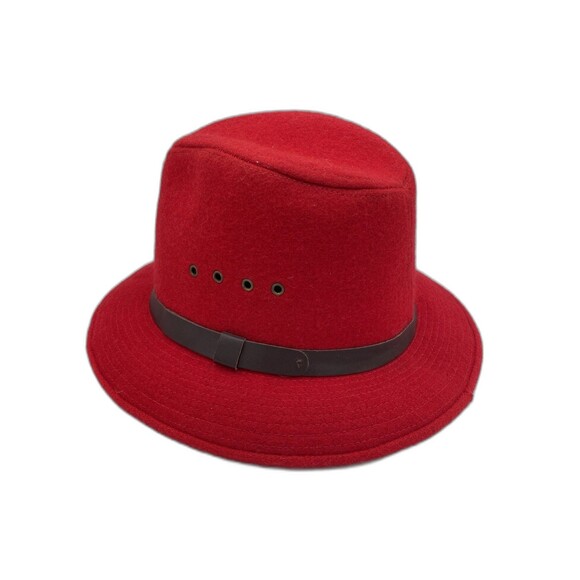 CC Filson Co. Red Packer Fedora Hat | Small | 100% Virgin Wool | Seattle USACC F - Picture 2 of 5